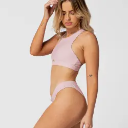 ABBI BLUSH BIKINI TOP