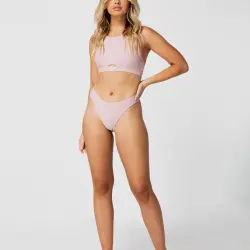 ABBI BLUSH BIKINI TOP