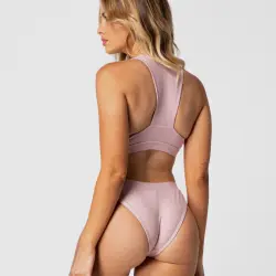 ABBI BLUSH BIKINI TOP
