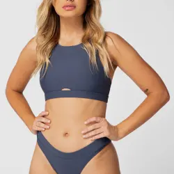 ABBI BLUE BIKINI TOP