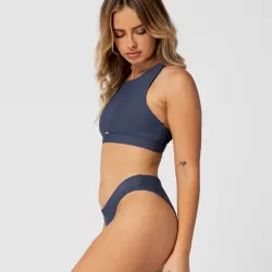 ABBI BLUE BIKINI TOP