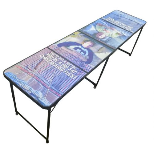 HUFF V DOBACK FOLDING BEER PONG TABLE