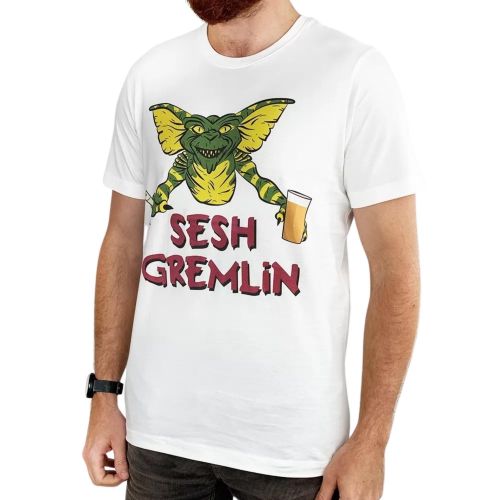 SESH GREMLIN WHITE TEE