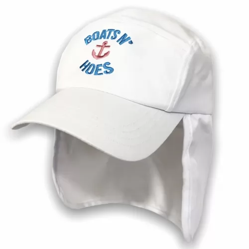 BOATS N HOES WHITE LEGIONNAIRES HAT