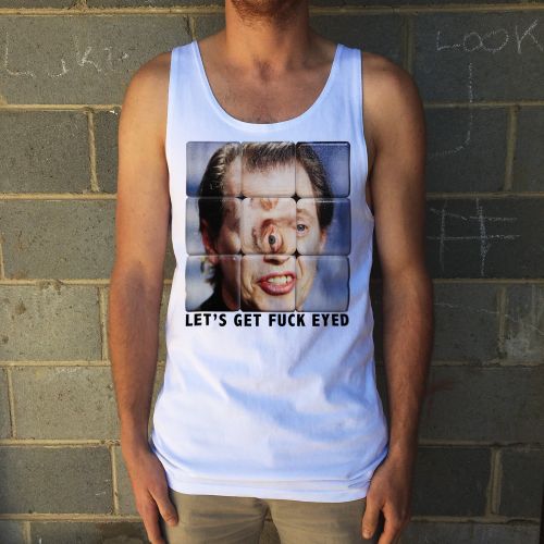 BUSCEMI WHITE SINGLET