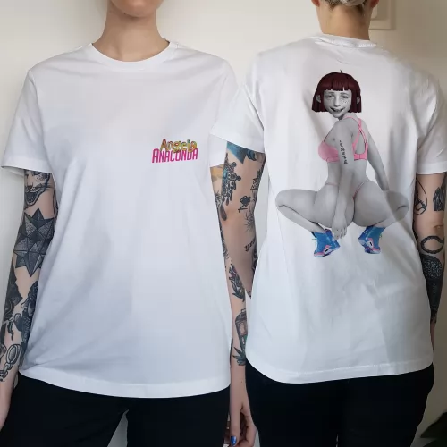 WOMENS ANACONDA WHITE TEE