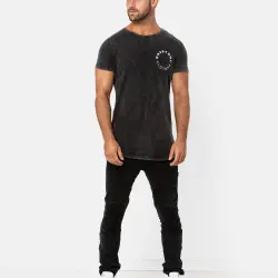 HERITAGE ACID BLACK TEE