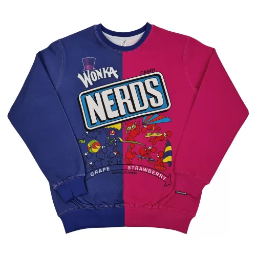 VINTAGE NERDS FULL PRINT CREW