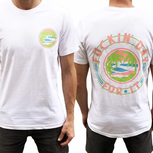 DAY FOR IT FRONT AND BACK TEE