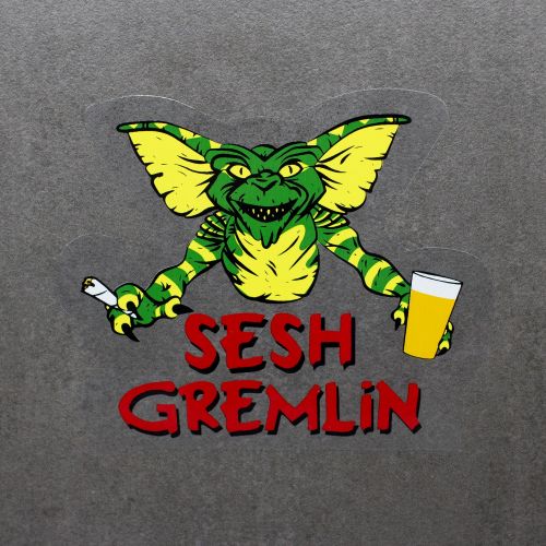 SESH GREMLIN DIE CUT STICKER