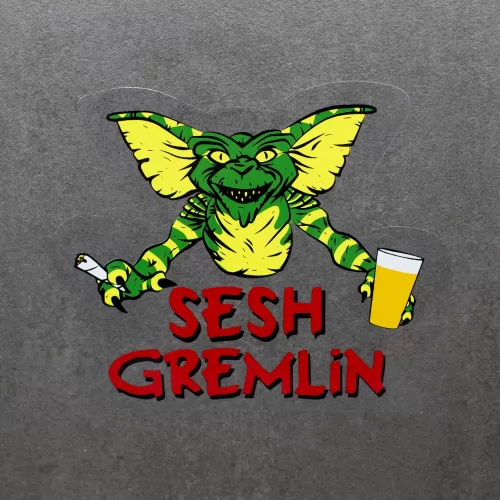 SESH GREMLIN DIE CUT STICKER
