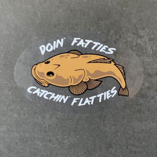FLATTIES DIE CUT STICKER