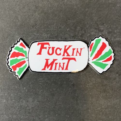 MINT DIE CUT STICKER