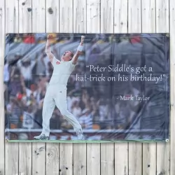 BIRTHDAY HAT-TRICK WALL HANGING 1200 X 800MM