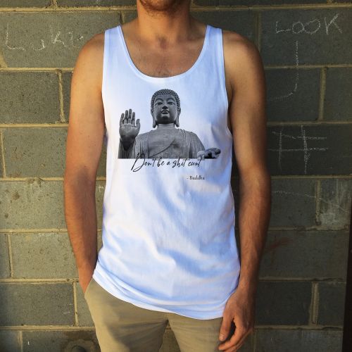 BUDDHA WHITE SINGLET