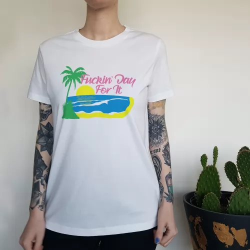 WOMENS DAY FOR IT WHITE TEE