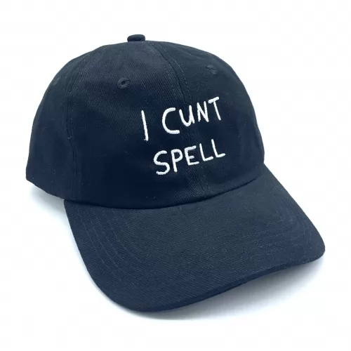 I CNT SPELL DAD HAT BLACK