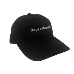 DOGS ARE BETTER VINTAGE WASHED DAD HAT