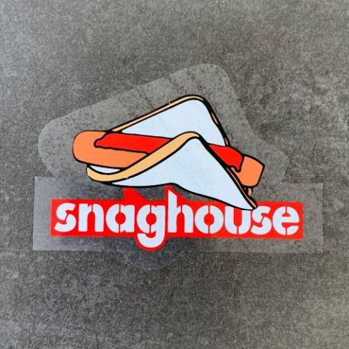 SNAGS CLEAR DIE CUT STICKER