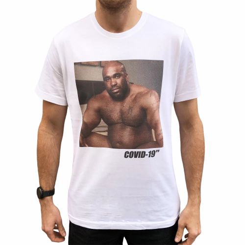COVID 19 INCHES WHITE TEE