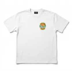 ROCK OUT WITH YOUR CROC OUT FRONT AND BACK WHITE TEE