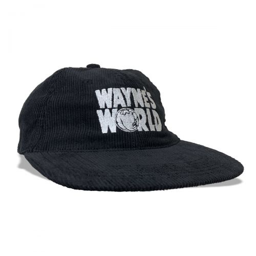 WAYNES WORLD CORD HAT BLACK
