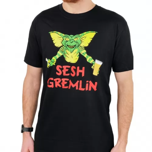 SESH GREMLIN BLACK TEE