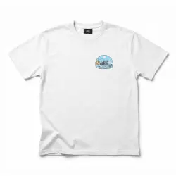 CAUGHT A SNAG FRONT AND BACK WHITE TEE