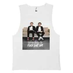 FUCK SHIT UP WHITE TANK