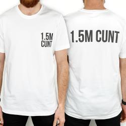 1.5M FRONT AND BACK WHITE TEE