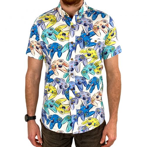 RETRO 64 BUTTON UP SHIRT