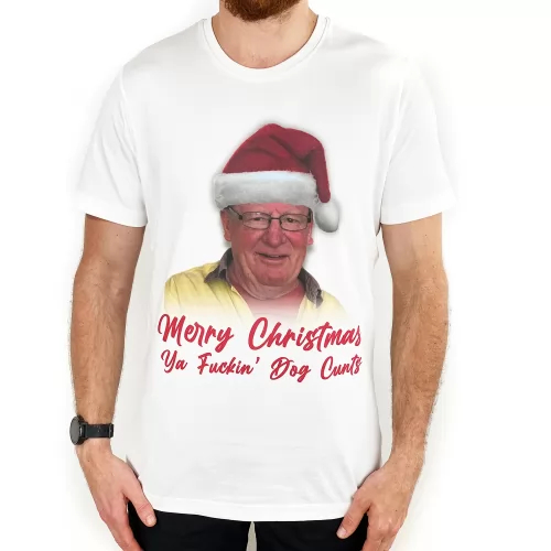BLUEY XMAS WHITE TEE