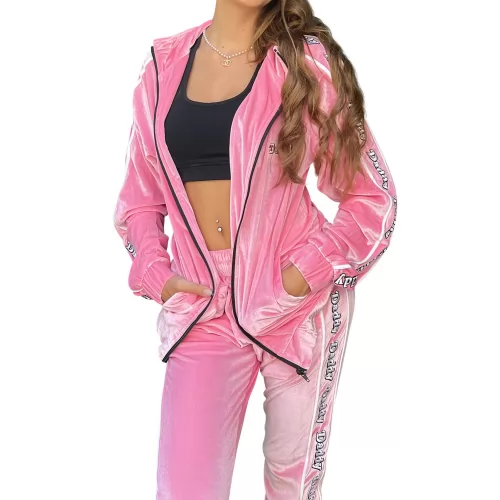 PINK DADDY VELOUR TRACKSUIT