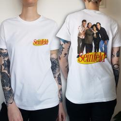 WOMENS THE GANG FRONT AND BACK WHITE TEE