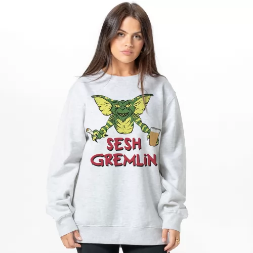 SESH GREMLIN WHITE MARLE CREW