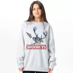 SHOOHEYS WHITE MARLE CREW
