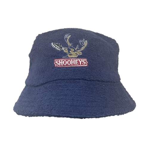 SHOOHEYS NAVY TERRY TOWEL BUCKET HAT