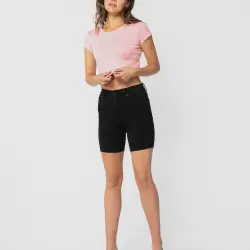 CLASSIC PINK CROP TEE