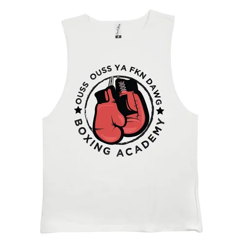 OUSS OUSS BOXING WHITE TANK