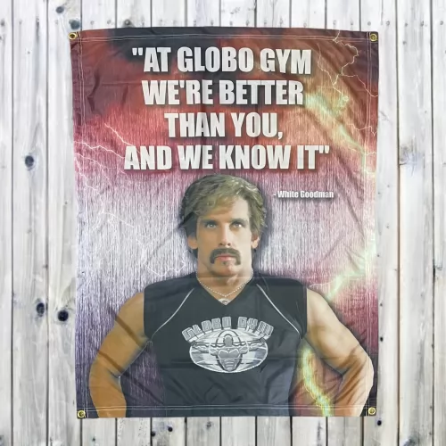 WHITE GOODMAN WALL HANGING 750 X 1000MM