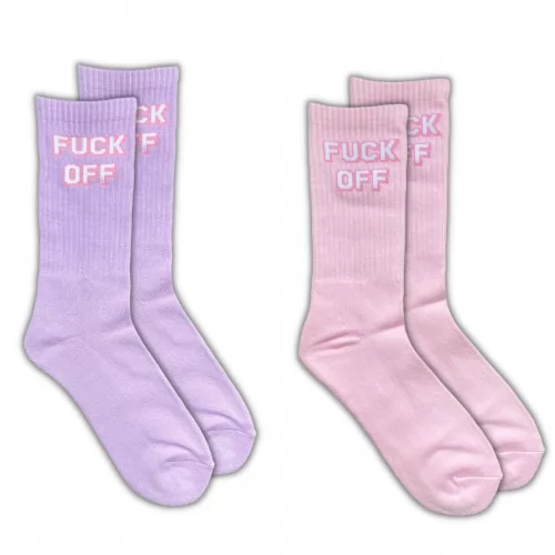 2 PACK F OFF SOCKS