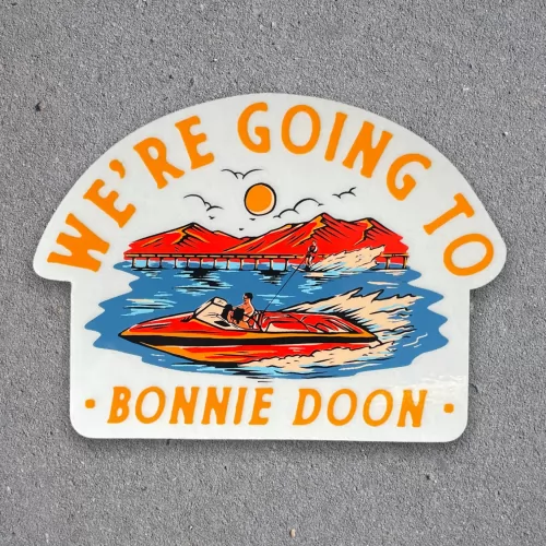 BONNIE DOON DIE CUT STICKER