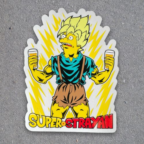 SUPER STRAYAN DIE CUT STICKER