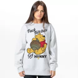 GET HUNNY WHITE MARLE CREW