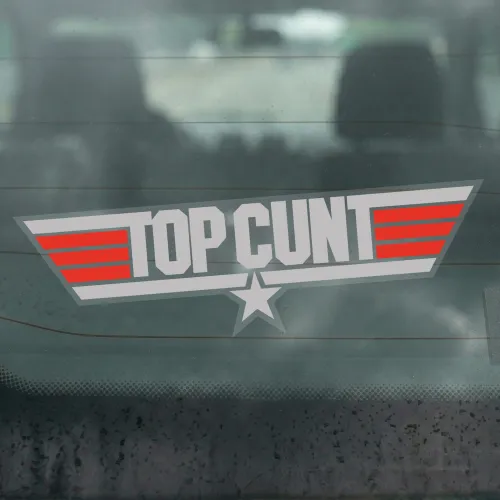 TOPCUNT DIE CUT STICKER