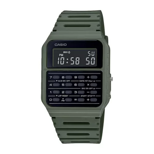 GREEN CALCULATOR WATCH