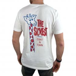 SICKEST IN TOWN FRONT AND BACK WHITE TEE