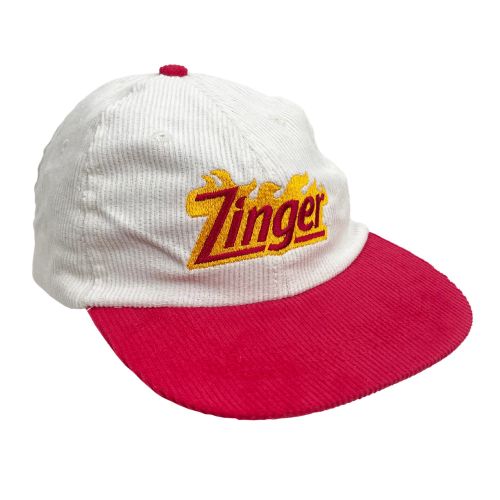 DIRTY BIRD CORD HAT RED/WHITE