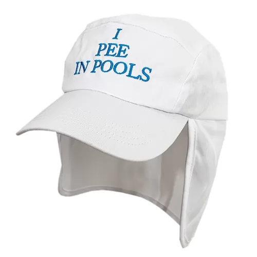 I PEE IN POOLS WHITE LEGIONNAIRES HAT