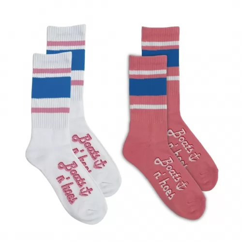2 PACK OF BOATS N HOES SOCKS